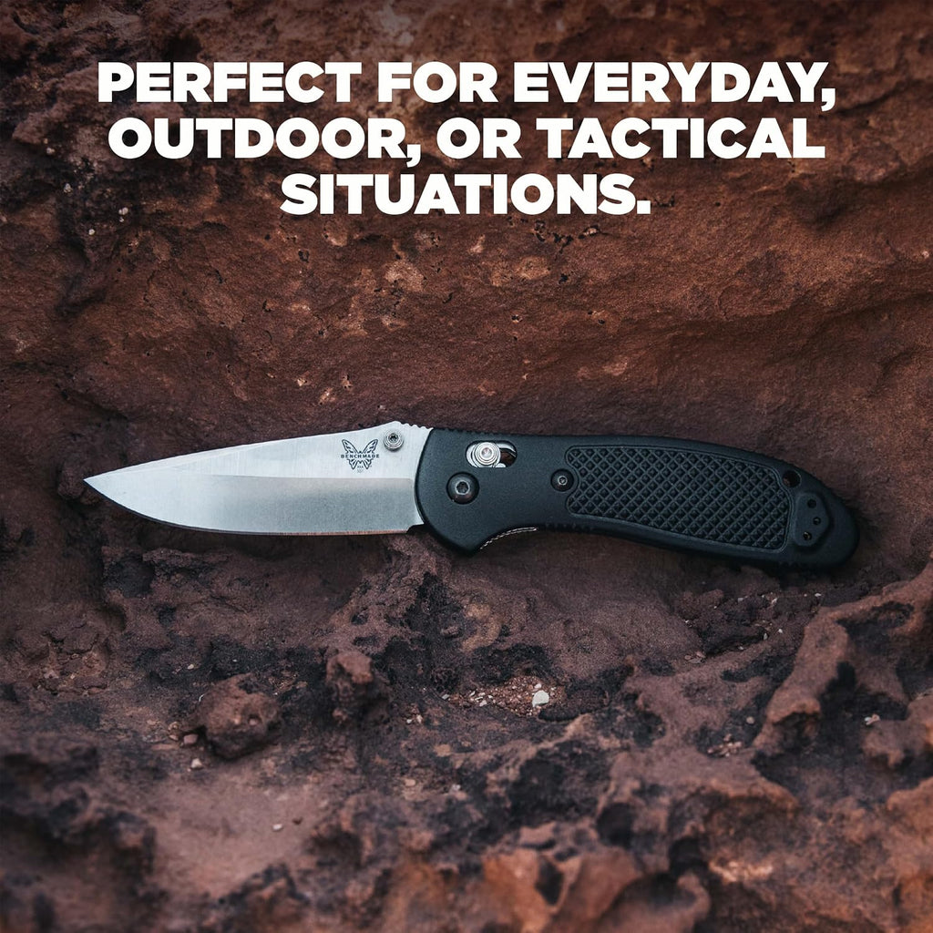 Benchmade - Griptilian Knife, Plain Edge, Nylon Handle