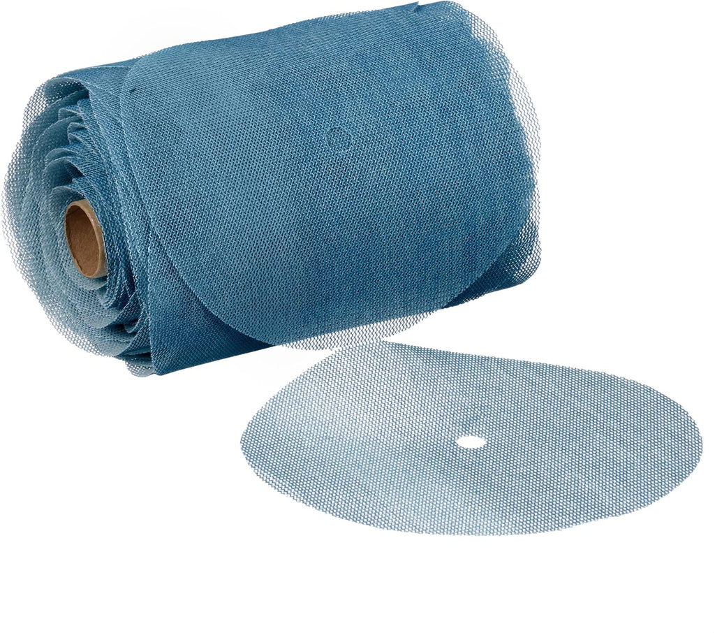 3M Blue Net Disc Roll 36425, 6 in, 240+ Grade, 100 Pack, Best in Class, Virtually Dust-Free, Abrasive Sheet Roll