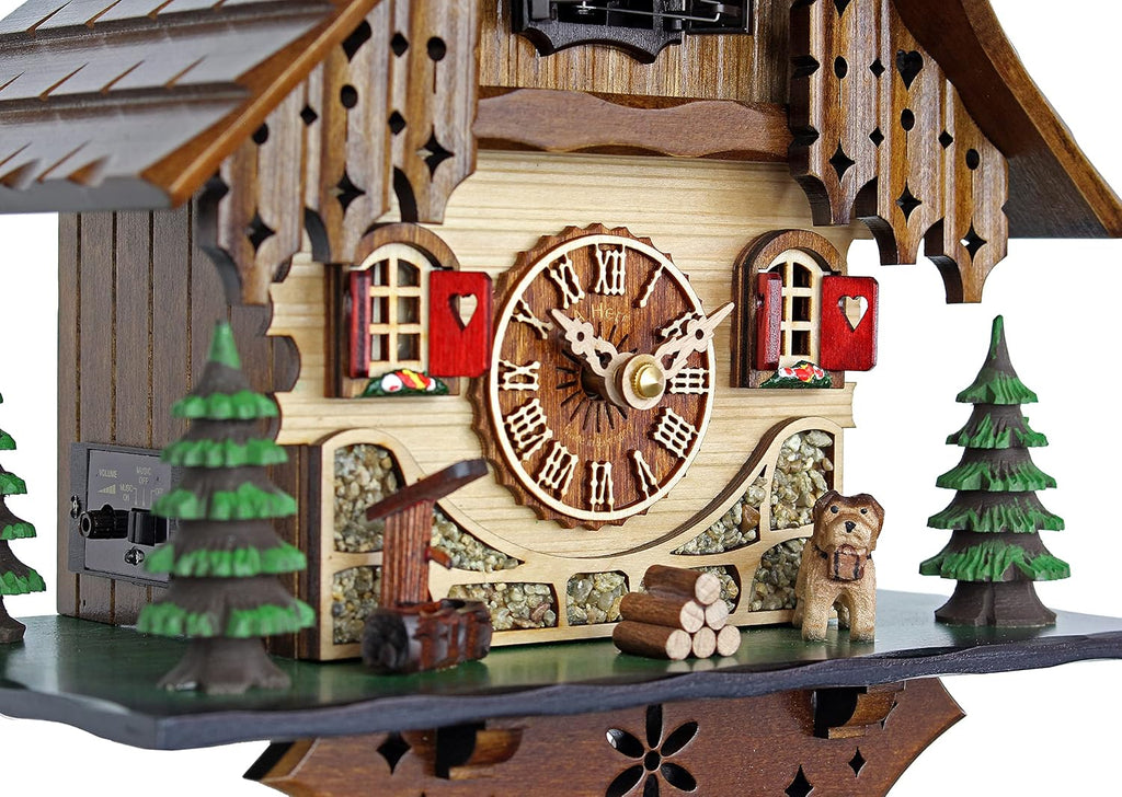 HerrZeit Quartz Cuckoo Clock - The Black Forest Farm House AH 27 QM