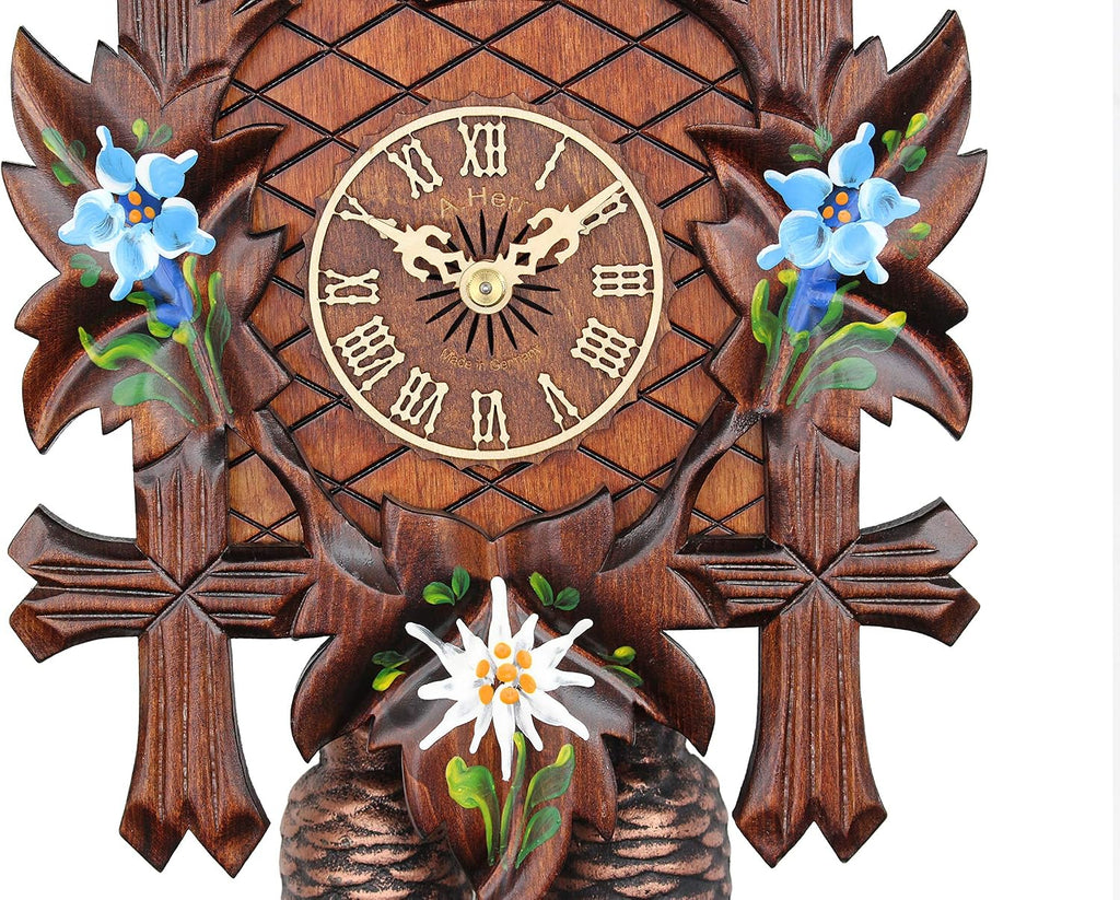 Cuckoo Clock - Alpine Flowers