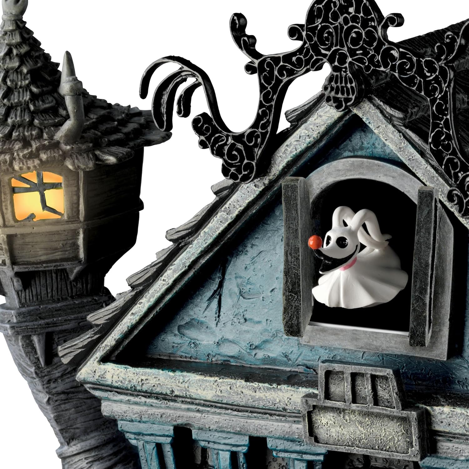 The Bradford Exchange The Nightmare Before Christmas Cuckoo Clock, 21 inches, Musical, Light-Up, Limited Edition