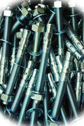 New Pack of (10) Concrete Wedge Anchor Bolts 5/8 x 6 Includes Nuts & Washers Multi-Purpose Comprehensive Hardware Fastener Assortment Kit MoPNEM02166