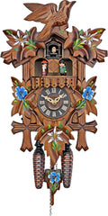 Engstler Quartz Cuckoo Clock - Alpine Flowers AH 532/10 QMT