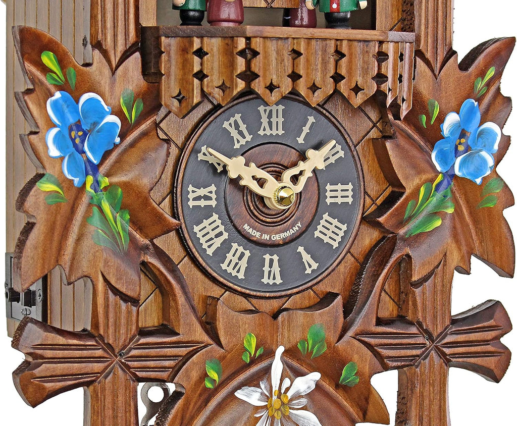 Engstler Quartz Cuckoo Clock - Alpine Flowers AH 532/10 QMT