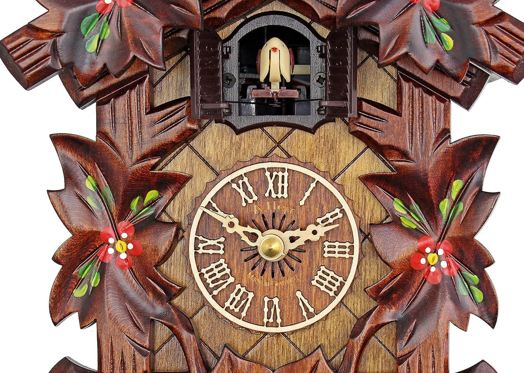 Quartz Cuckoo Clock - Spring Flowers AH 40/6 QM