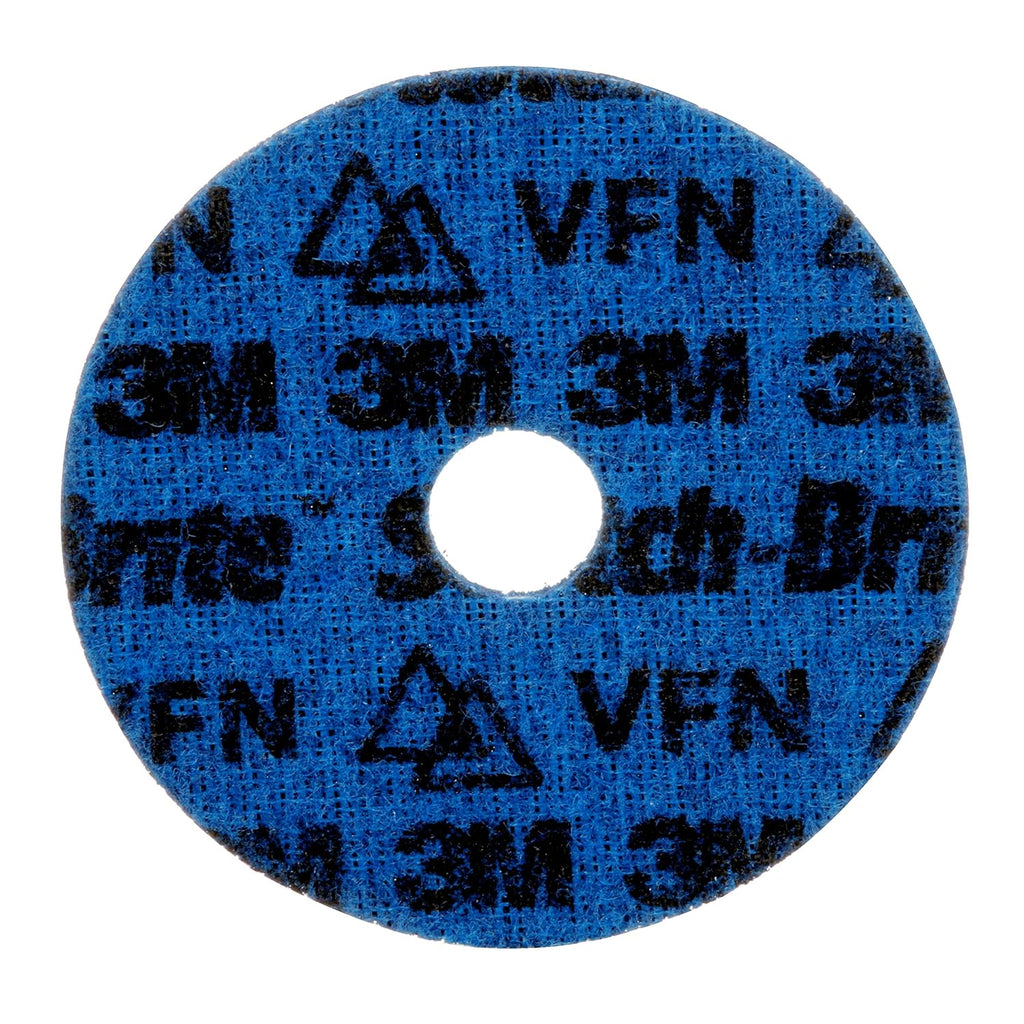 Scotch-Brite Precision Surface Conditioning Disc, PN-DH, Medium, 4-1/2 in x 7/8 in, Hook and Loop Attachment, Multi-Purpose Disc for Grinding, Polishing, and Blending