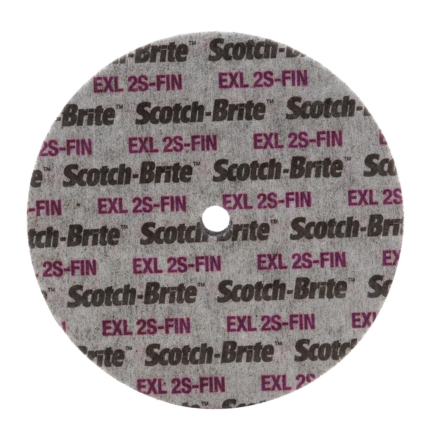 3M Scotch-Brite EXL Unitized Wheel, 6 in x 1 in x 1/2 in 2S FIN, 2 per case