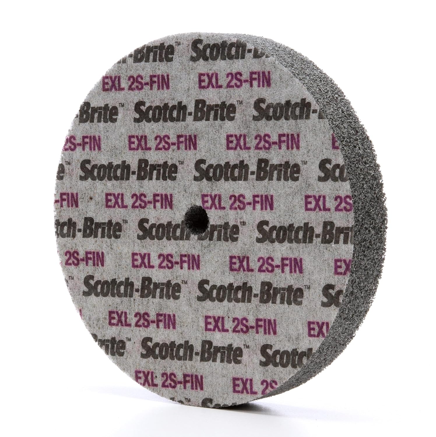3M Scotch-Brite EXL Unitized Wheel, 6 in x 1 in x 1/2 in 2S FIN, 2 per case