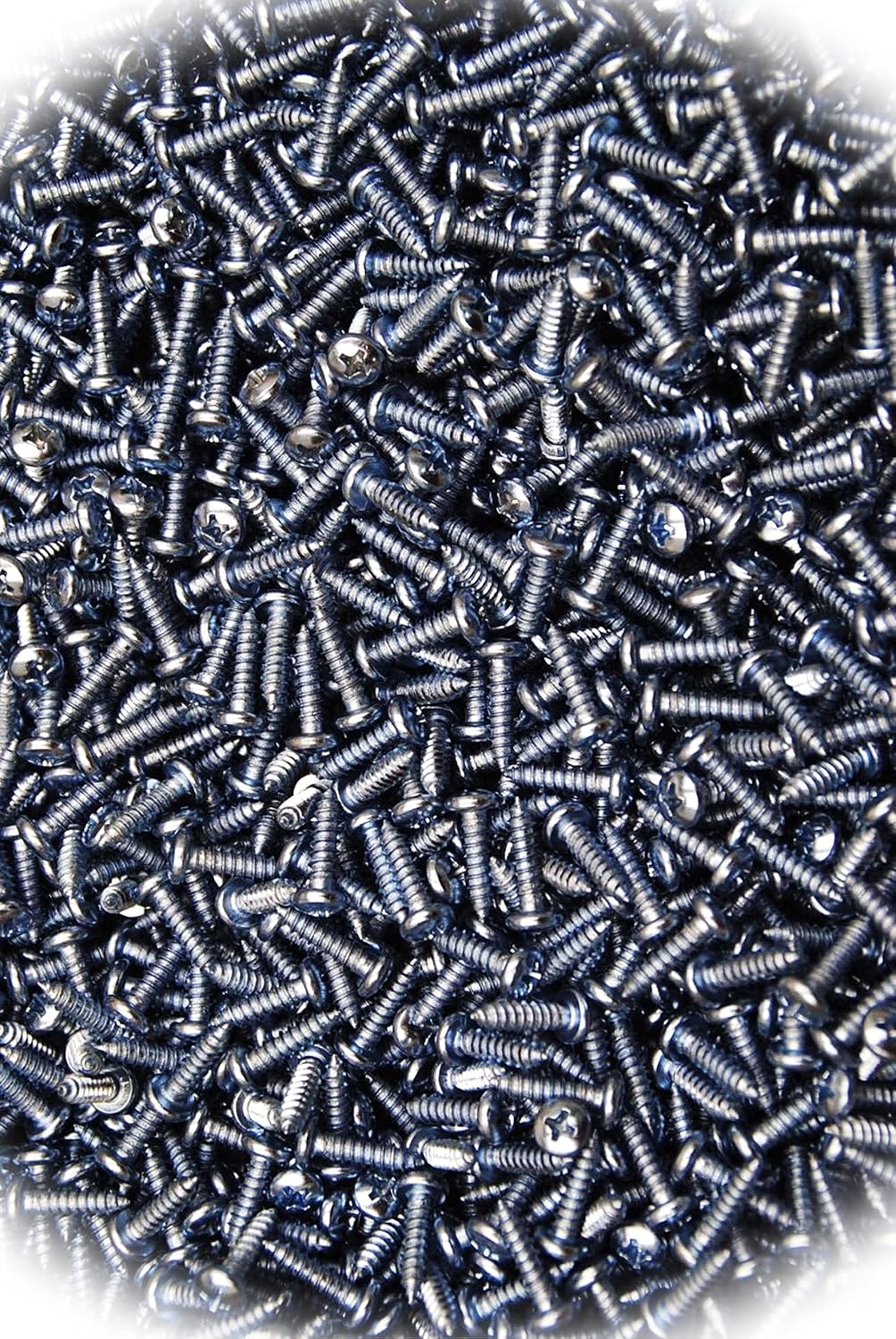 New Pack of (1800) Phillips Pan Head 8 x 5/8 Type AB Zinc Plated Sheet Metal Screw SMS Multi-Purpose Comprehensive Hardware Fastener Assortment Kit MoPNEM03270