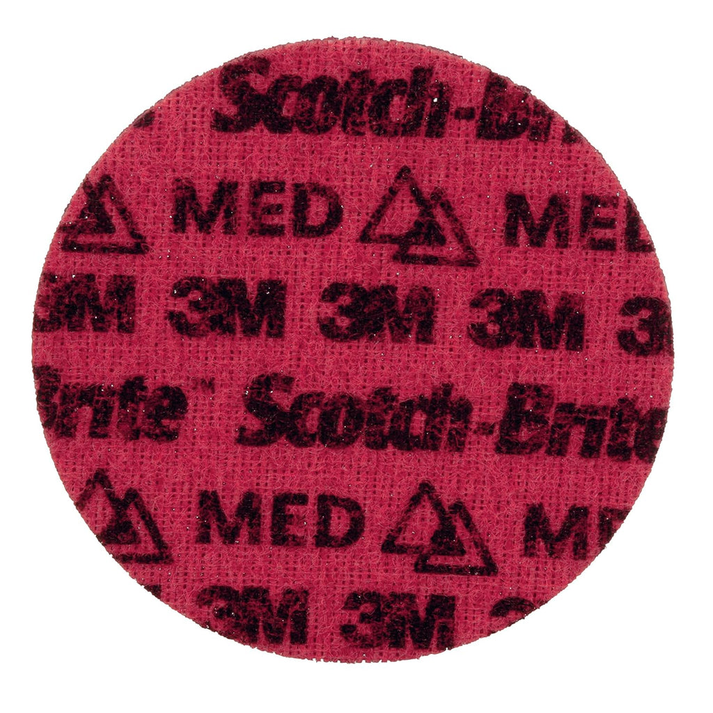 Scotch-Brite Precision Surface Conditioning Disc, PN-DH, Medium, 5 in x NH, Hook and Loop Attachment, Multi-Purpose Disc for Grinding, Polishing, and Blending