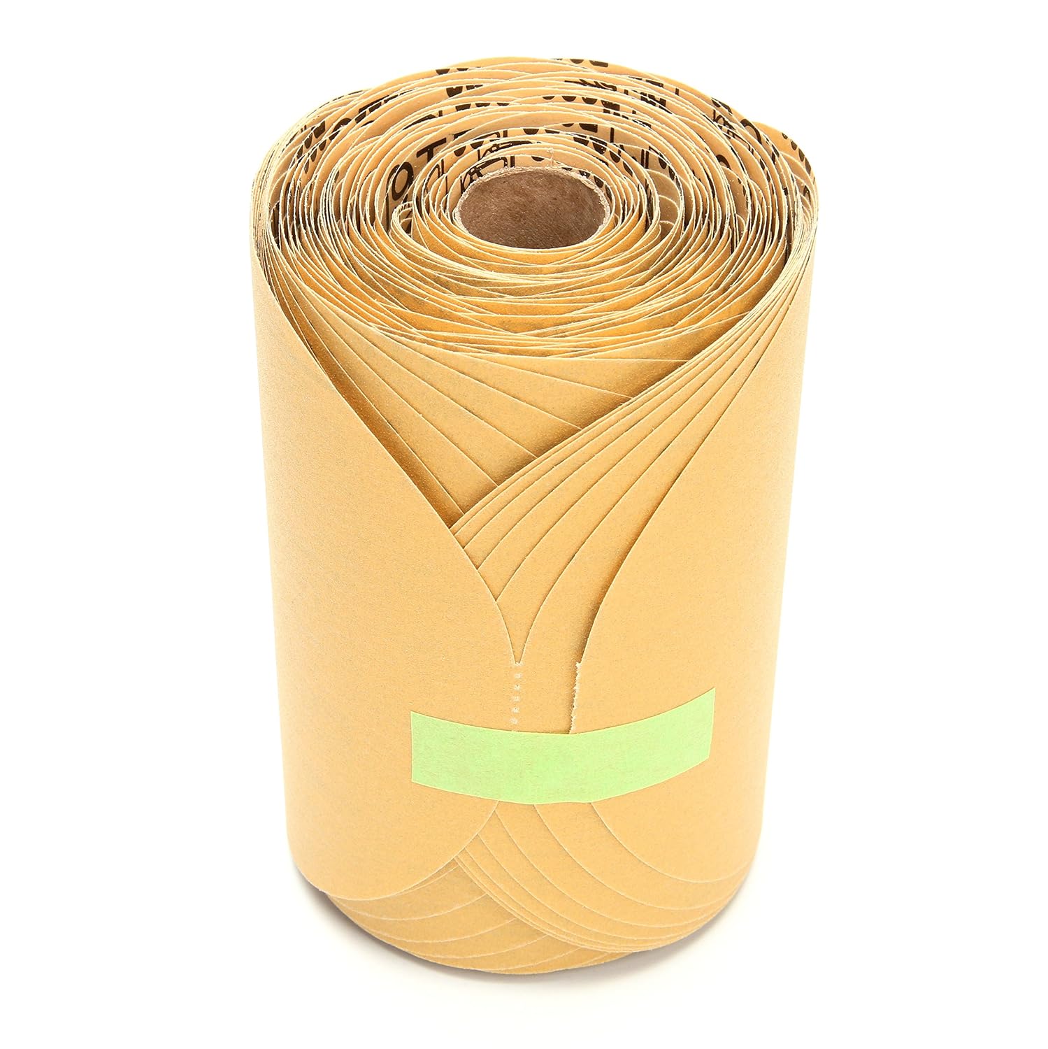 3M Stikit Gold Paper Disc Roll 216U, P80 A-weight, 6 in x NH, Die 600Z, 125 discs per roll