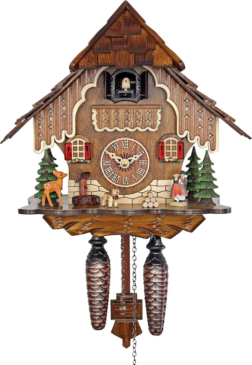 Quartz Cuckoo Clock - in the Black Forest AH 21 QM