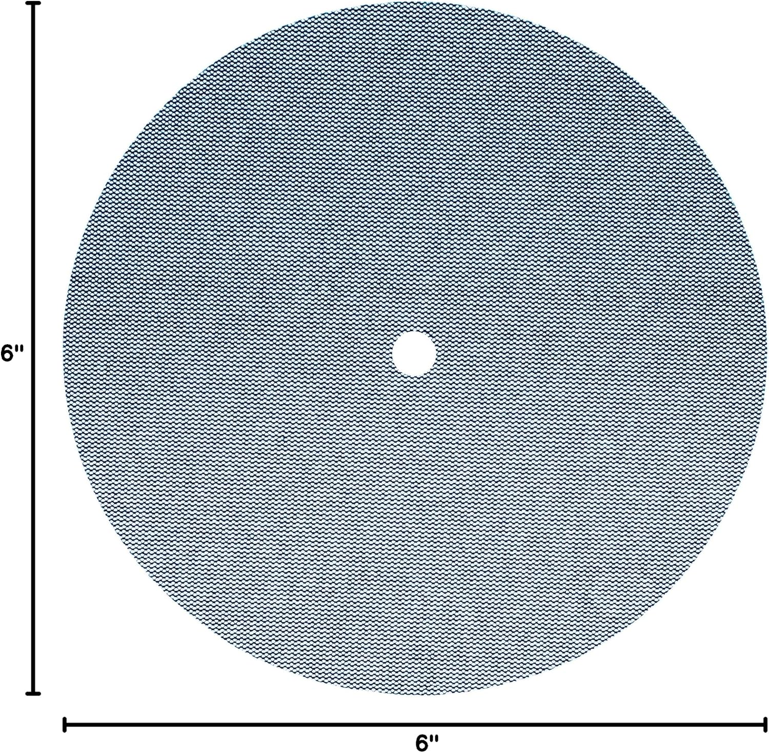 3M Blue Net Disc Roll 36426, 6 in, 320+ Grade, 100 Pack, Best in Class, Virtually Dust-Free, Abrasive Sheet Roll