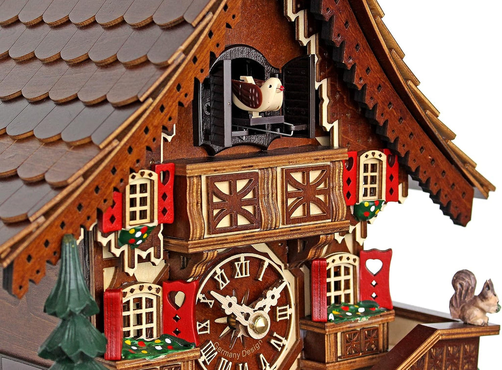 Quartz Cuckoo Clock - The Half-timbered House AH 29 QM