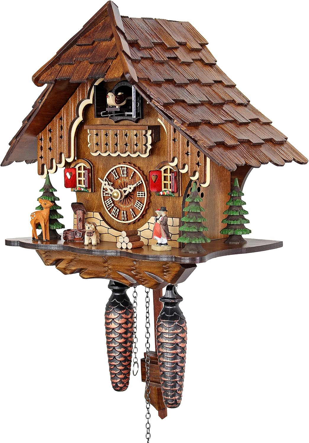 Quartz Cuckoo Clock - in the Black Forest AH 21 QM