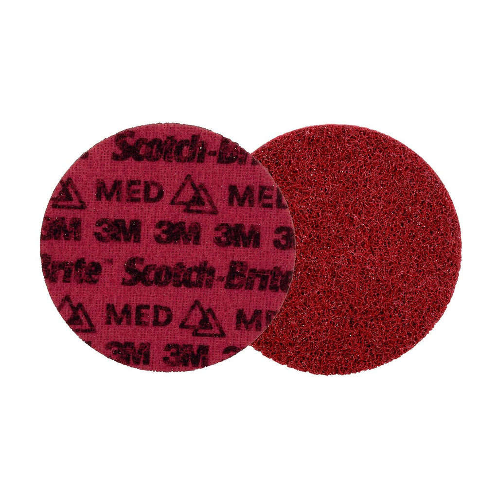 Scotch-Brite Precision Surface Conditioning Disc, PN-DH, Medium, 5 in x NH, Hook and Loop Attachment, Multi-Purpose Disc for Grinding, Polishing, and Blending